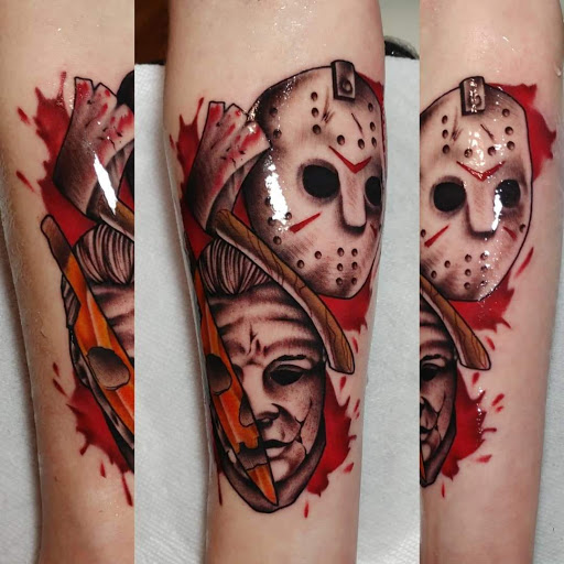 Explore amore tattoo ideas, creative tattoo ideas in West Jefferson, available at Black Dagger Tattoo Collective