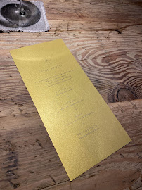 Menu / carte de SanBrite à Cortina d'Ampezzo