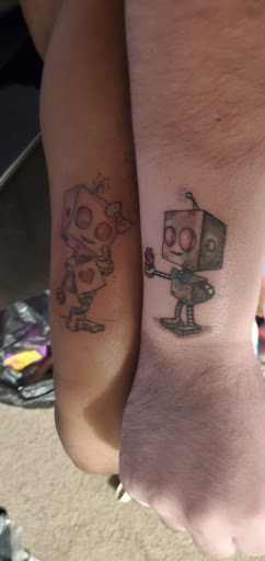 Explore bro and sister tattoo ideas, creative tattoo ideas in Shakopee, available at Crazy Lady Ink LLC