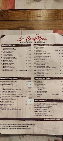 Restaurant La Cantinina à Ostuni - menu / carte