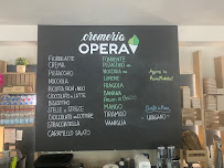 Carte du Cremeria Opera Lucca Sant'Anna - Gelateria Artigianale, Bar, Pasticceria à Lucca