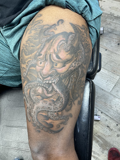 Explore road runner tattoo ideas, creative tattoo ideas in Des Moines, available at Skin Kitchen Tattoo