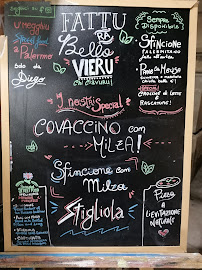 Restaurant VENTISETTE11 à Palermo (le menu)