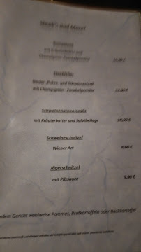 Restaurant YouVa World Kitchen à Barsbüttel (le menu)