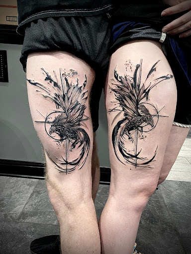 Find best leg tattoo ideas for your next unique tattoo in Cincinnati at Red Dragon Tattoo & Piercing