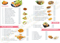 Menu / carte de Le Panda à Malakoff