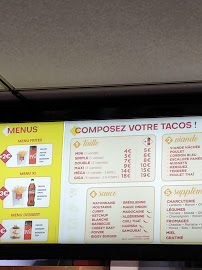 Restaurant de tacos Tacos Avenue à Montpellier (le menu)