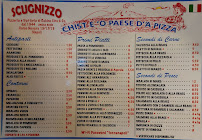 Menu du Pizzeria Scugnizzo Trattoria à Naples