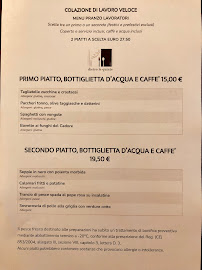 Menu du Dietro Le Quinte -boutique restaurant&american bar- à Venice