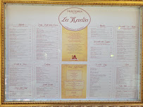 Trattoria La Madia à Florence menu