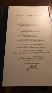 Wiener Cafehaus à Lübeck menu