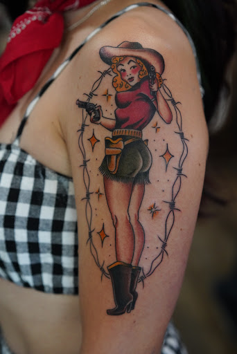 Explore black and gray tattoo ideas, creative tattoo ideas in Twentynine Palms, available at Adobe Tattoo