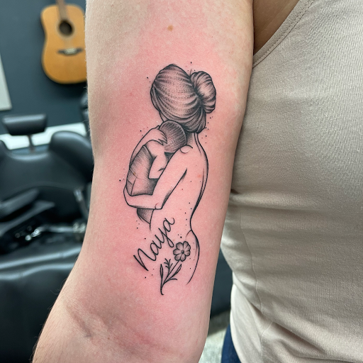 Explore 1990 tattoo ideas, creative tattoo ideas in Sanford, available at Luv Ink