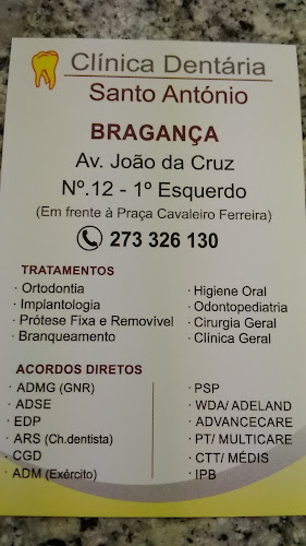 Avaliações doClínicas António Alberto Dente, Santo António: Bragança em Bragança - Dentista