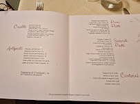 Menu du Villa Pepoli à Santa Maria Maddalena