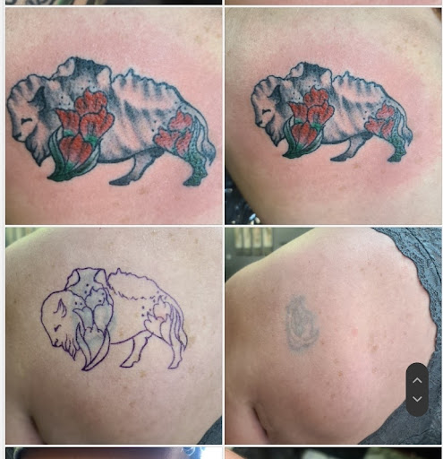 Explore angel tattoo ideas, creative tattoo ideas in Powell, available at AVALON COVE TATTOO