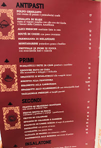 Menu / carte de Ristorante Pizzeria L’altra Piedigrotta à Brescia