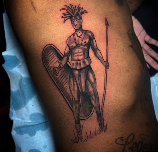 Explore virgo tattoo ideas for men, creative tattoo ideas in Baltimore, available at Rippd Canvas Tattoo Shop Artists Social Club