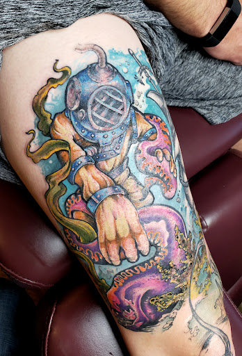 Explore word tattoo ideas for guys, creative tattoo ideas in Fuquay Varina, available at 401 Tattoo and Antiquities