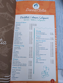 Restaurant de poisson Bar Mare Donna Clelia à Praiano - menu / carte