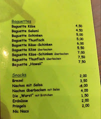 Menu du Japi's Bistro à Wegberg