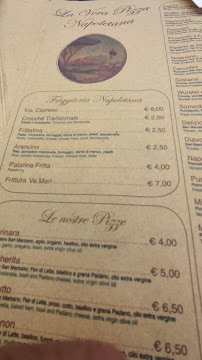 Pizzeria AnticaPizzeria ROSSOMARGHERITA à Gaeta (la carte)