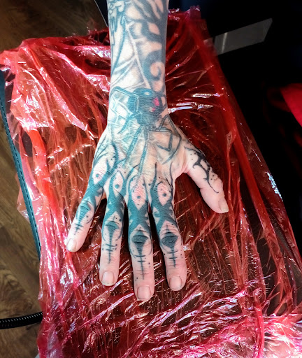 Explore assassins creed tattoo ideas, creative tattoo ideas in Columbia, available at Black Clover Tattoo Company