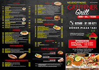 Menu du Greffener Grill à Harsewinkel