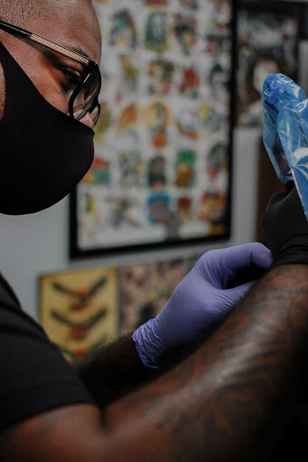 Explore star wrist tattoo ideas, creative tattoo ideas in Stockbridge, available at Black Rose Tattoo Collective