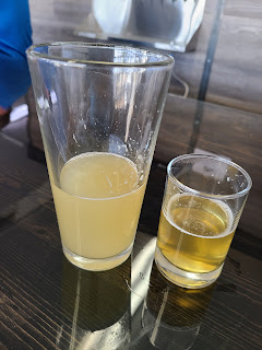 A row of beer taps