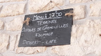 Le Trou Vendéen à Bouillé-Courdault menu