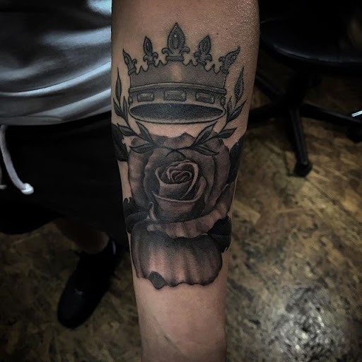 Explore king tattoo ideas, creative tattoo ideas in Stockton, available at Stockton Tattoo & Piercing