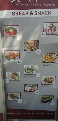 La Capannina Bar à Anzasco carte