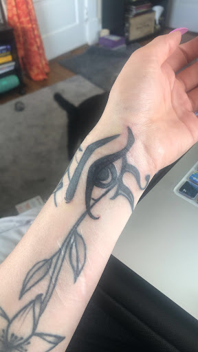 Explore tim burton tattoo ideas, creative tattoo ideas in Muncie, available at Fox & Sparrow Tattoo