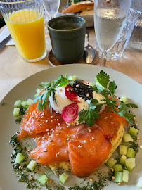 Saumon fumé du Restaurant servant le petit-déjeuner The Hardware Société à Paris - n°20