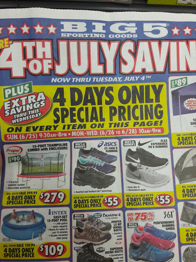 Sporting Goods Store «Big 5 Sporting Goods», reviews and photos, 2745 Pacific Coast Hwy, Torrance, CA 90505, USA