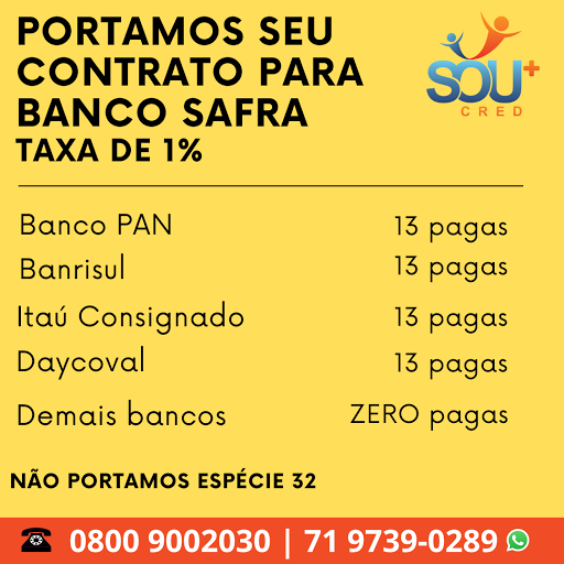 Logo da empresa - SOU+ CRED