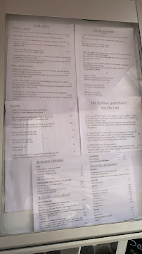 Alice et ses merveilles à Avignon menu