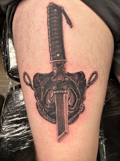 Explore japanese cherry blossom tattoo ideas, creative tattoo ideas in Des Moines, available at Adrenaline Studios Tattoo