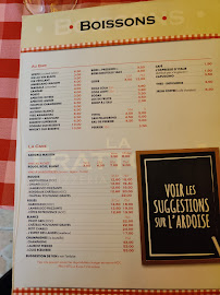 Restaurant La Trattoria - Pizzeria des Arceaux à Biarritz (le menu)