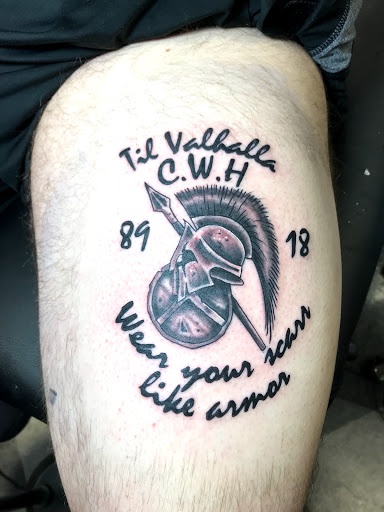 Explore crochet tattoo ideas, creative tattoo ideas in Kearney, available at Bread N Butter Tattoo