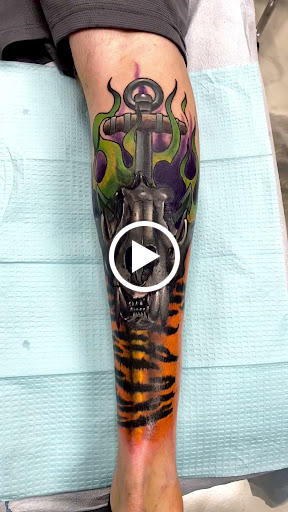 Explore foot tattoo cover up ideas, creative tattoo ideas in Lockport, available at Archer Ink Tattoo