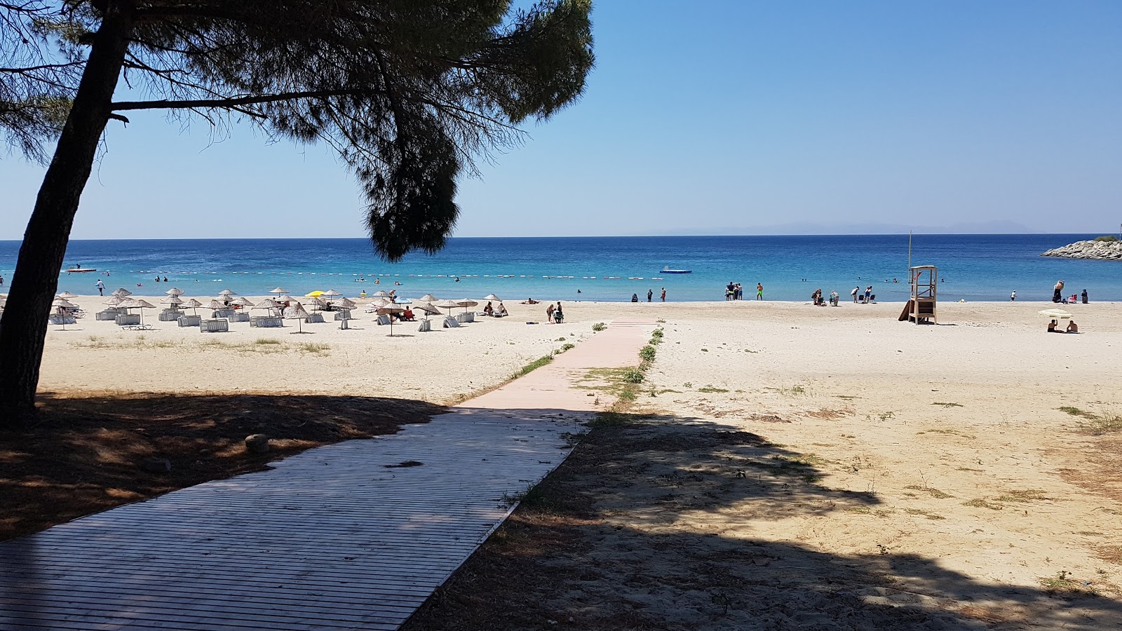 Foto de Praia de Kabatepe e o assentamento