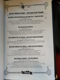 Stadtwirtschaft Freiberg à Freiberg menu