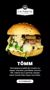 La Fabriq Du Burger à Toulouse carte