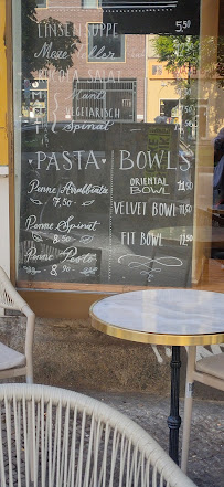 Restaurant servant le petit-déjeuner Velvet Coffee Berlin à Berlin (la carte)