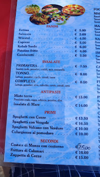 Restaurant Pizzeria Isola Beach (Chiosco Bar) à Lotzorai (la carte)