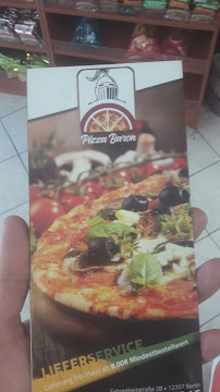 Menu / carte de Pizza Baron Berlin à Berlin