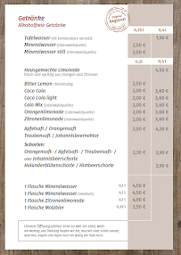 Carte du Gaststätte Zum Steigkopf à Heppenheim