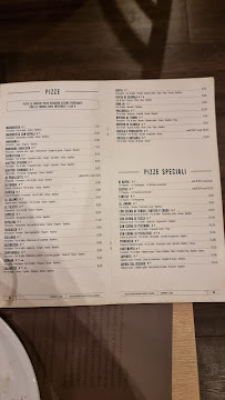 Menu / carte de DiNapoli Masters Pizzaioli à Trieste